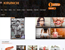 Tablet Screenshot of krunchtoday.com
